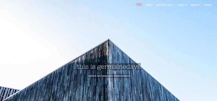 Germaine Days homepage