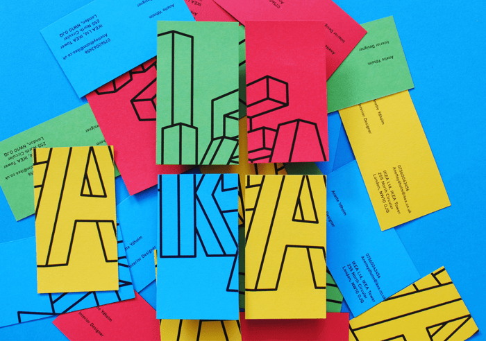 IKEA business cards