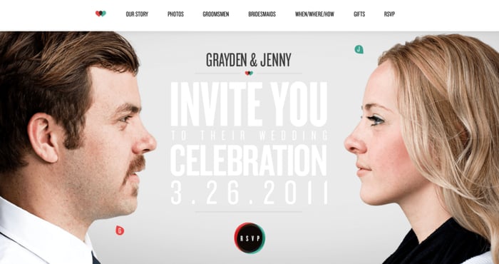 Wedding Website of Jenny and Grayden