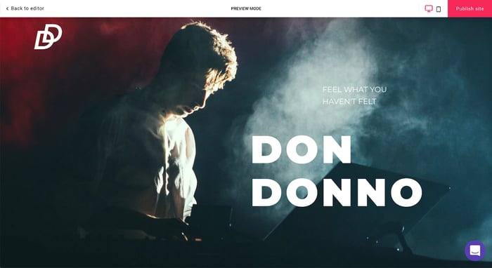 Don Donnos-Website