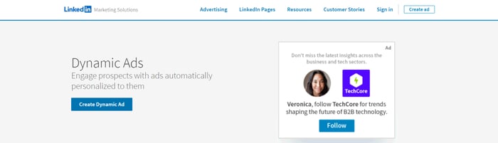LinkedIn Dynamic Ads