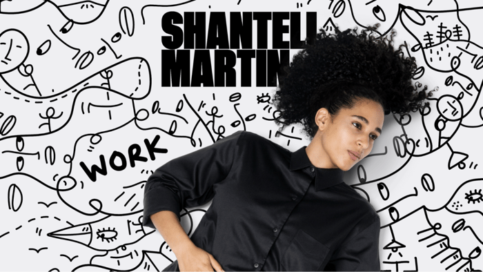Shantell Martin's fun doodle filled portfolio website