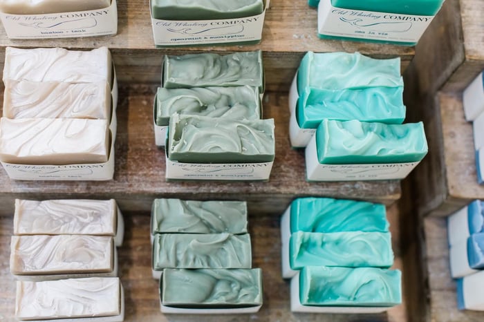 Multicolored Soap Stacks