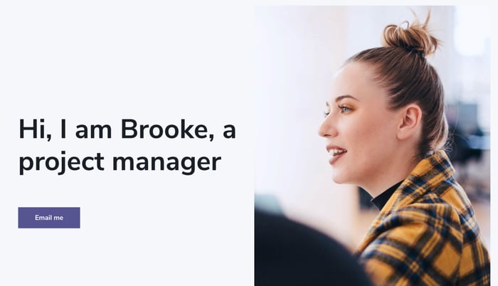 Brooke Smith's resume website