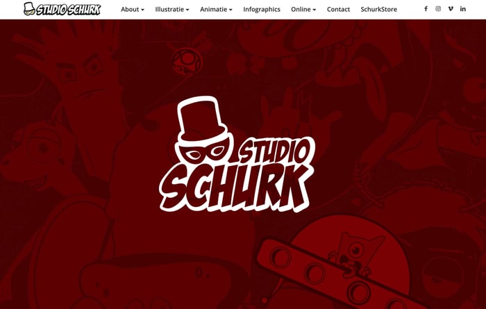 ejemplos de portfolio de Studio Schurk