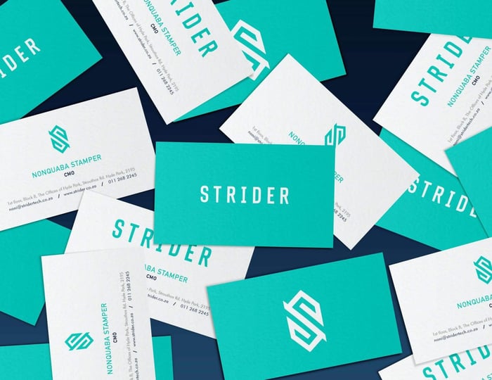Aurora Strider business card
