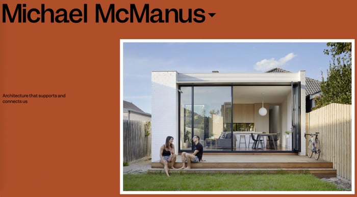 Michael McManus Simple Website Design High Contrast