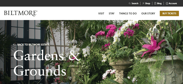 Biltmore Gardens page