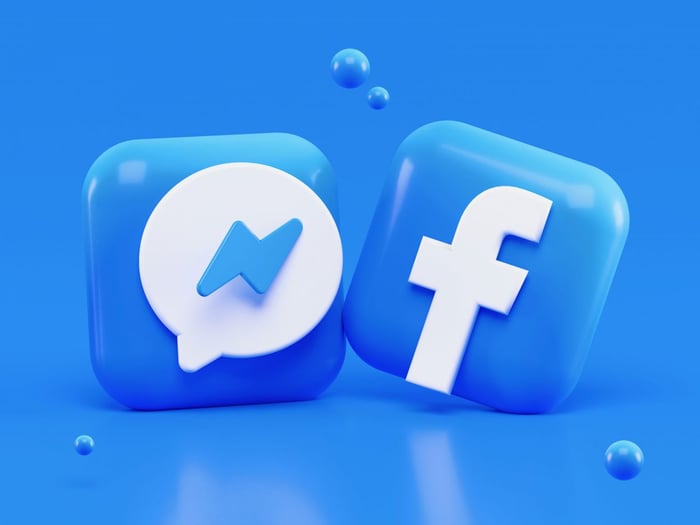 3D facebook icons