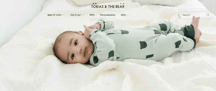 Sito web Tobias & the Bear