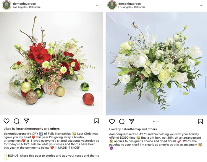 Exemplo de postagem sobre datas comemorativas no Instagram