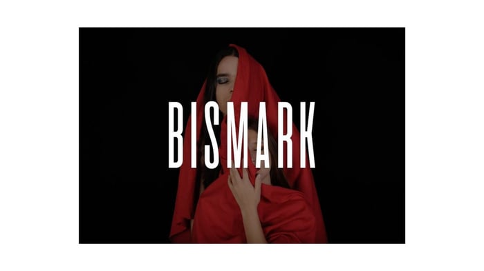 Bismark font example