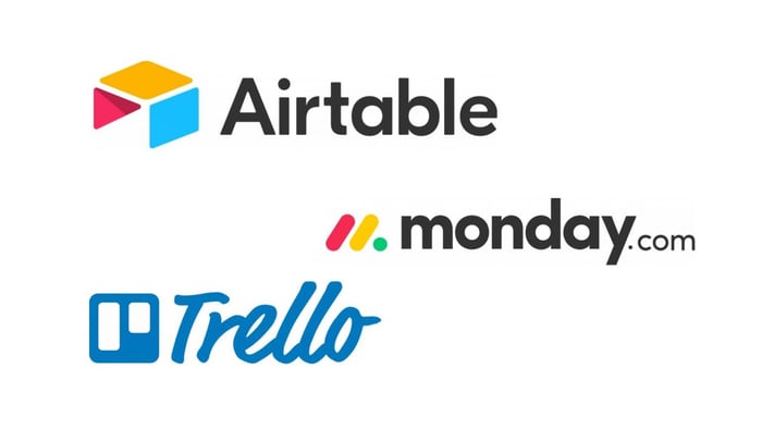 Logotipos de plataformas colaborativas