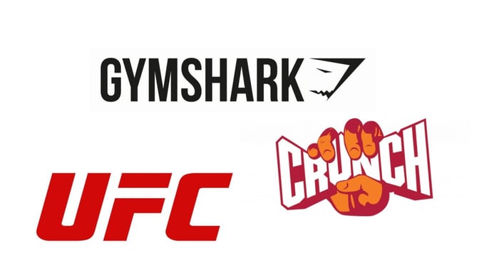 Logotipos de empresas de fitness
