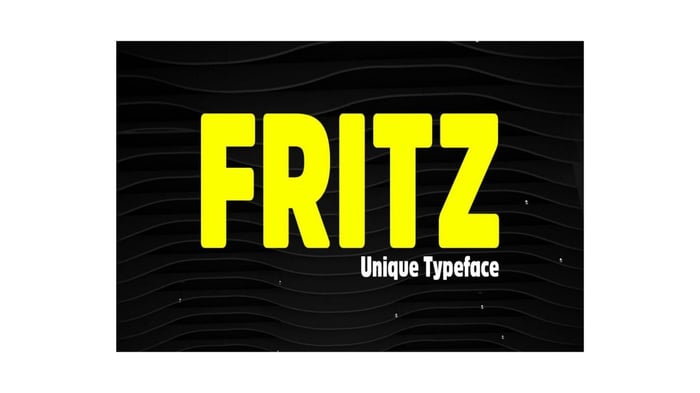 Fritz font example