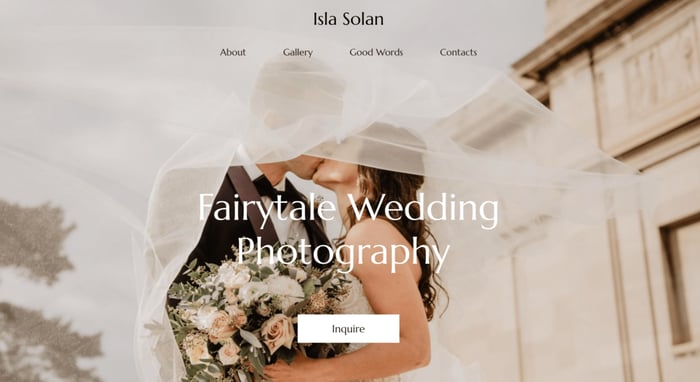 Page d'accueil d'Isla Solan
