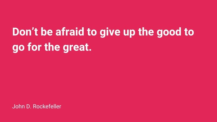 John D Rockefeller quote