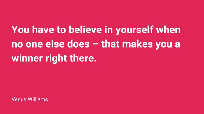 Venus Williams quote