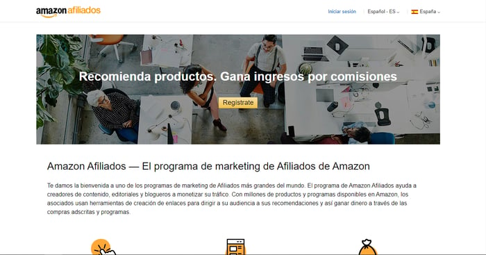 Ventajas del comercio electrónico: Programa de afiliados de Amazon