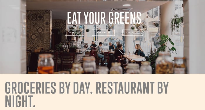 Eat Your Greens slogan