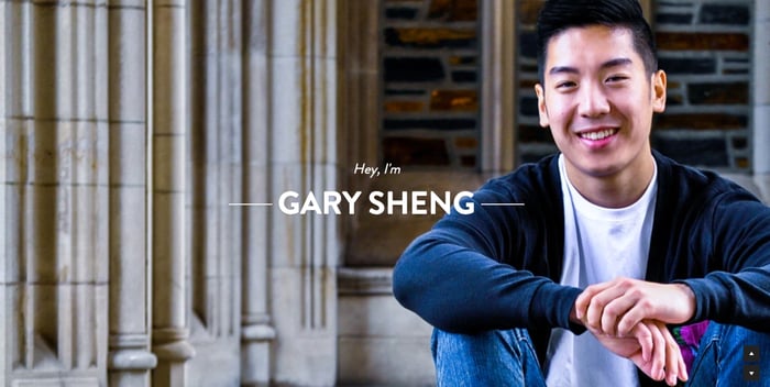 Sito web personale di Gary Sheng