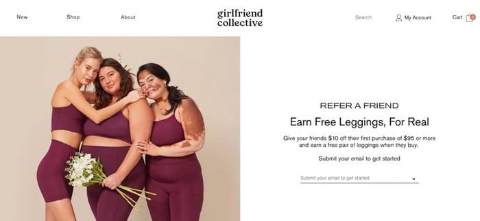Girlfriend collective referral example