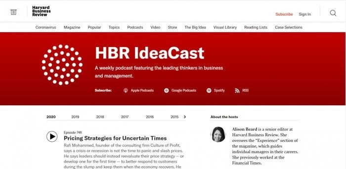 Podcast Harvard Business Review