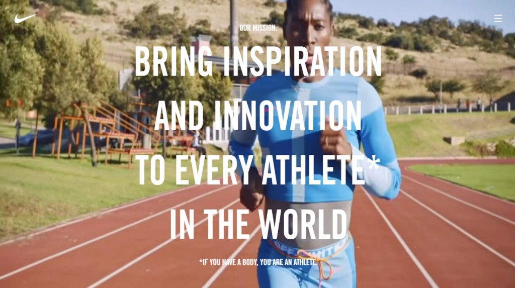 Nike about page