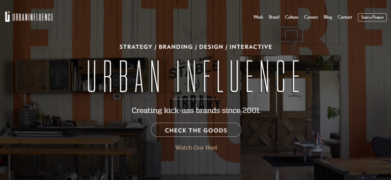 Situs brand Urban Influence