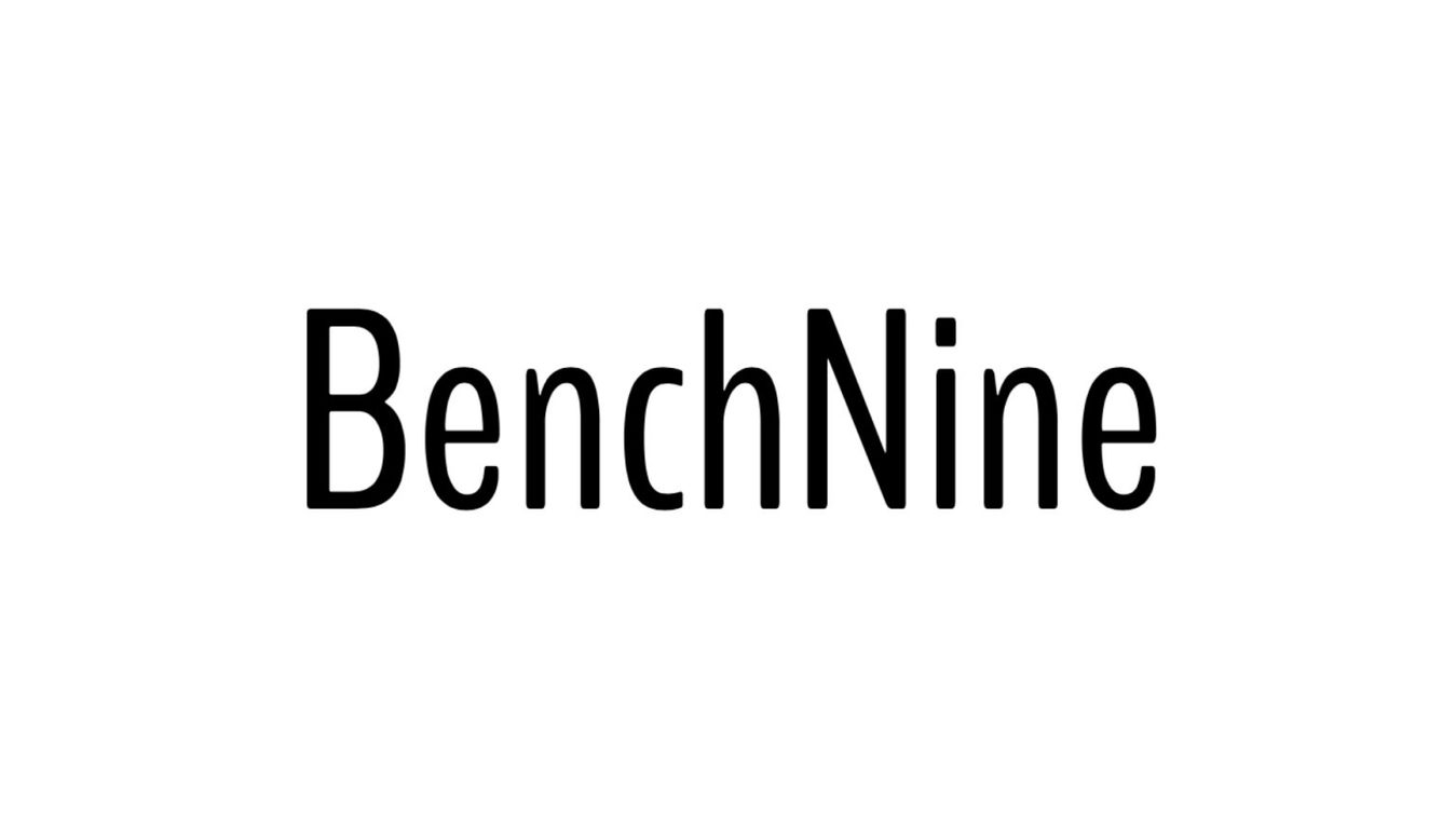 BenchNine logo lettertype voorbeeld