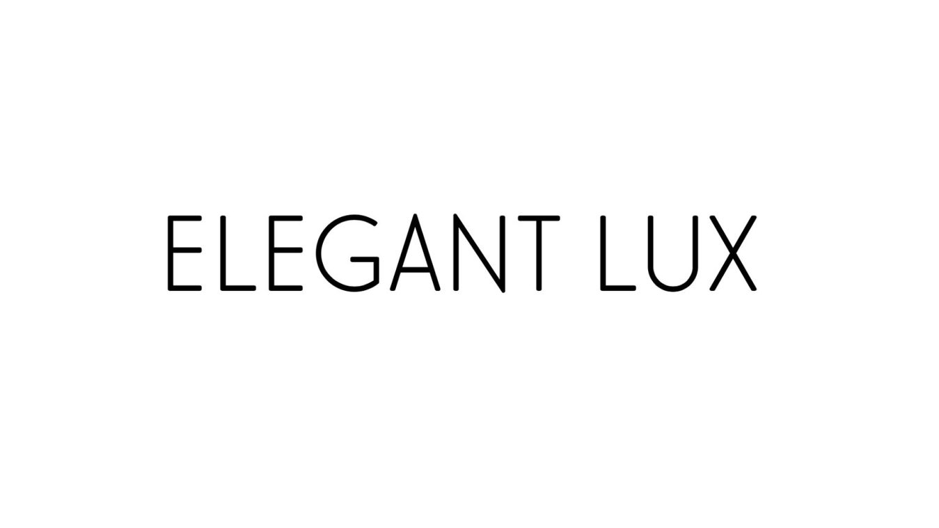 Elegant Lux logo lettertype voorbeeld