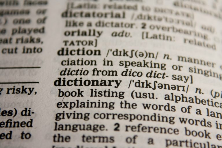 Definisi kamus di dalam kamus